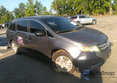 2014 Honda Odyssey Lx z USA, uszkodzony, nr VIN 5FNRL5H2XEB106627
